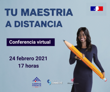 Conferencia estudia un máster a distancia en Francia