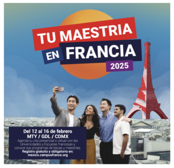 Tu Maestria en Francia 2025