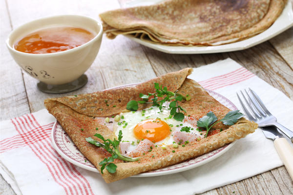 Galette bretonne y bolée de sidra