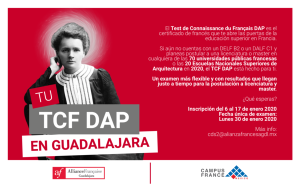 TCF-DAP en Guadalajara - Alianza Francesa de Guadalajara