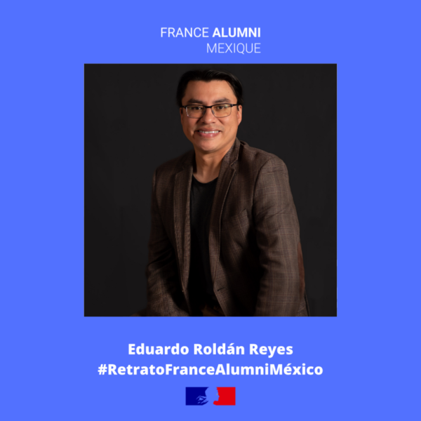 Retrato France Alumni de Eduardo Roldán, mienbro del SNI