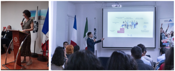 Inauguración de la Antena Campus France en la Alianza Francesa de Cuernavaca