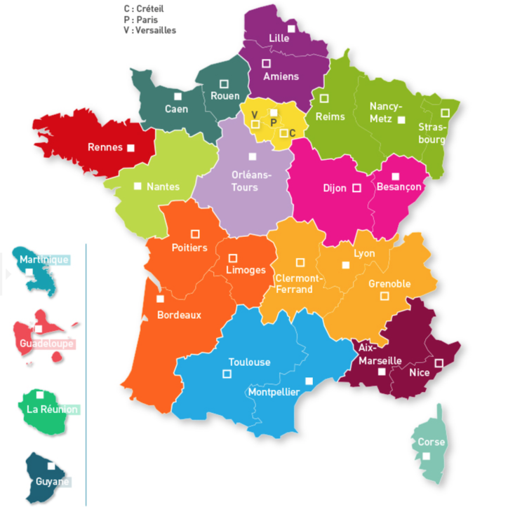 Mapa de Francia