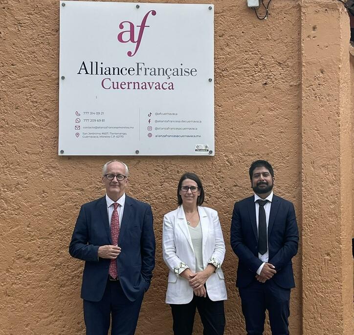 Inauguración de la Antena Campus France en la Alianza Francesa de Cuernavaca
