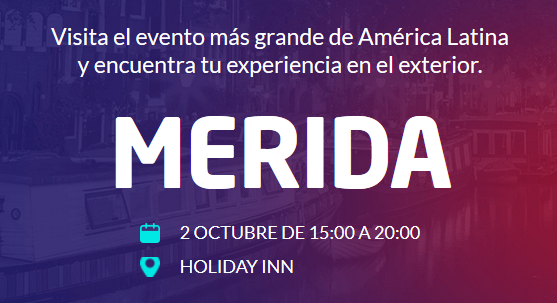 Encuentra Campus France en la Feria EduExpo Mérida el 2 de octubre de 2018